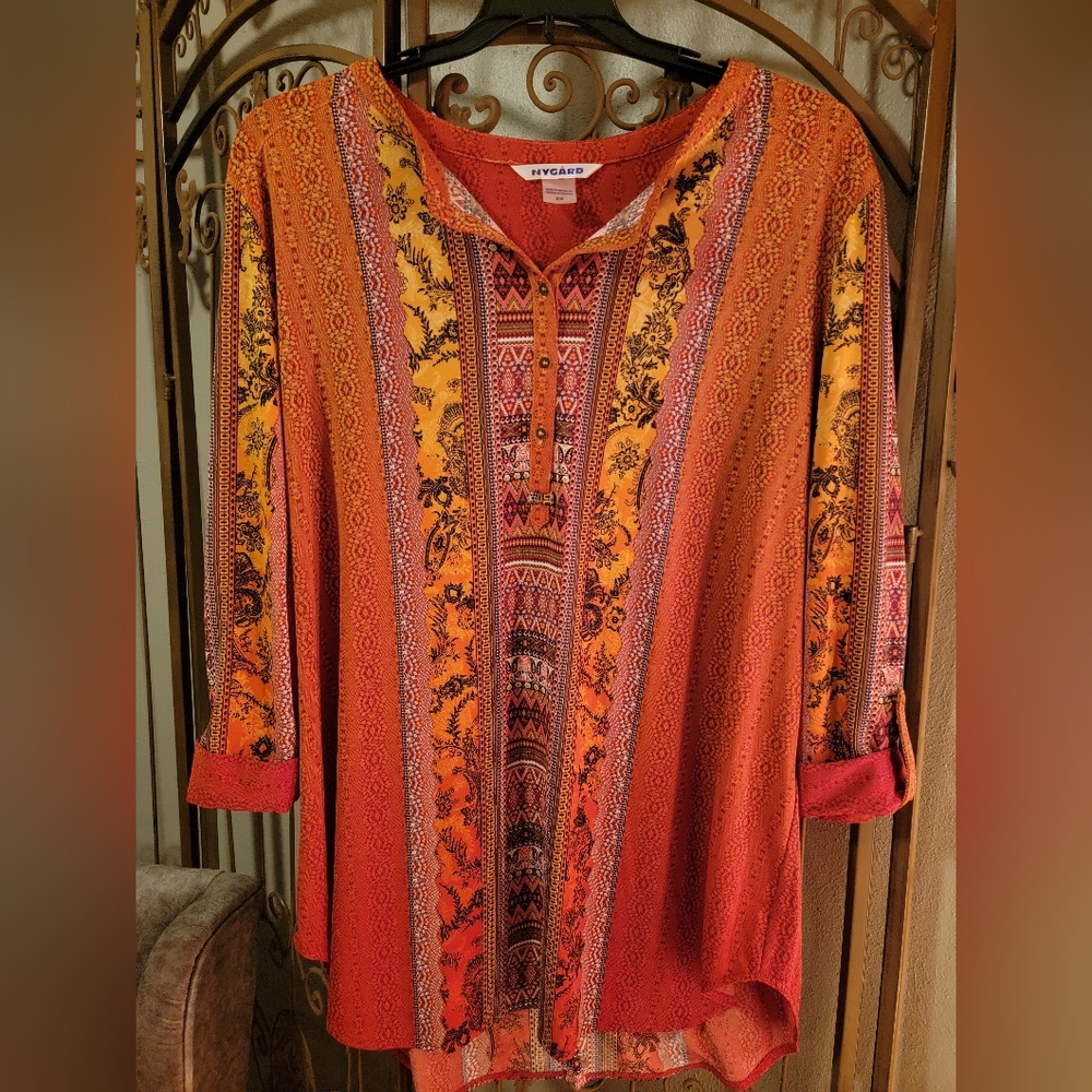 PETER NYGARD TUNIC SIZE 2X